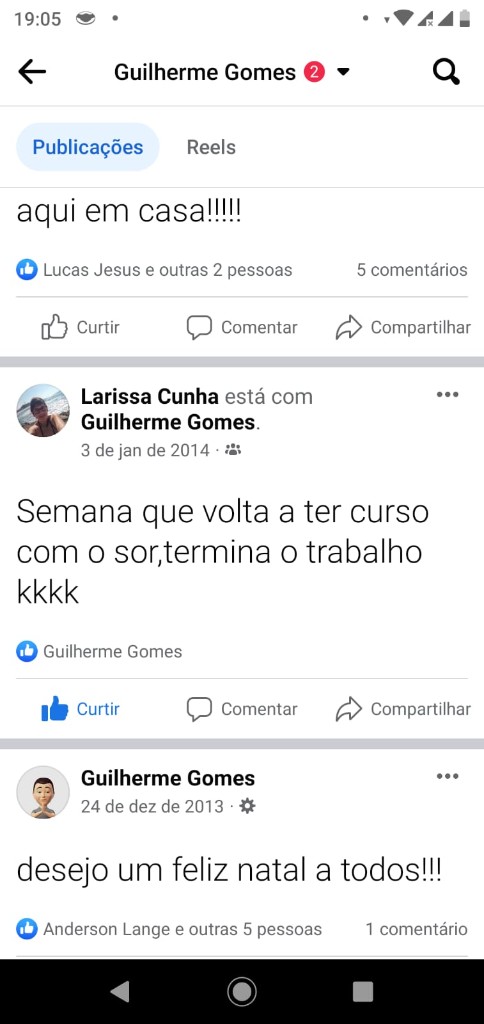 Depoimento de aluno — imagem 1