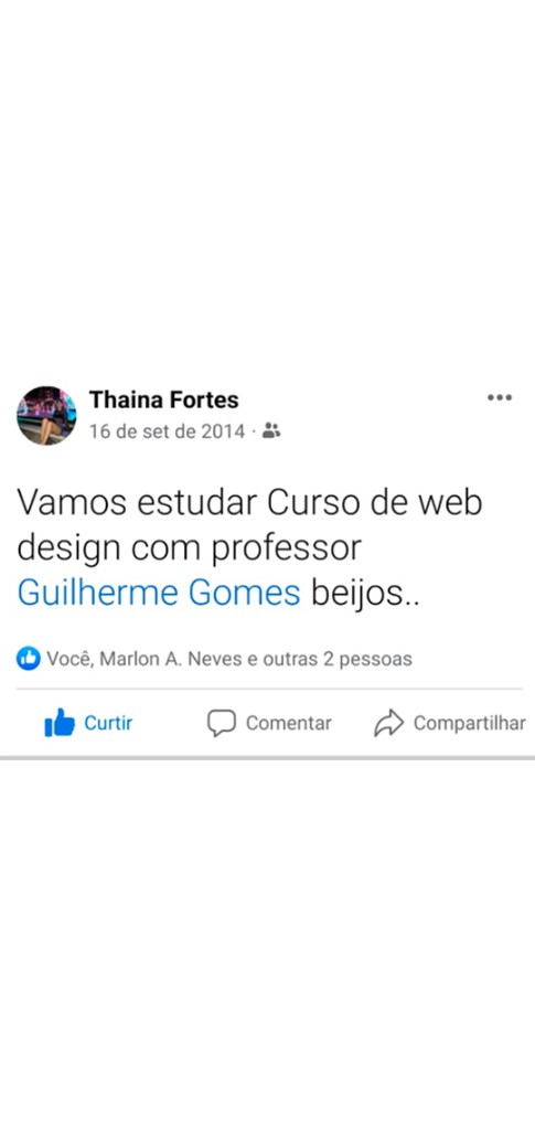 Depoimento de aluno — imagem 3